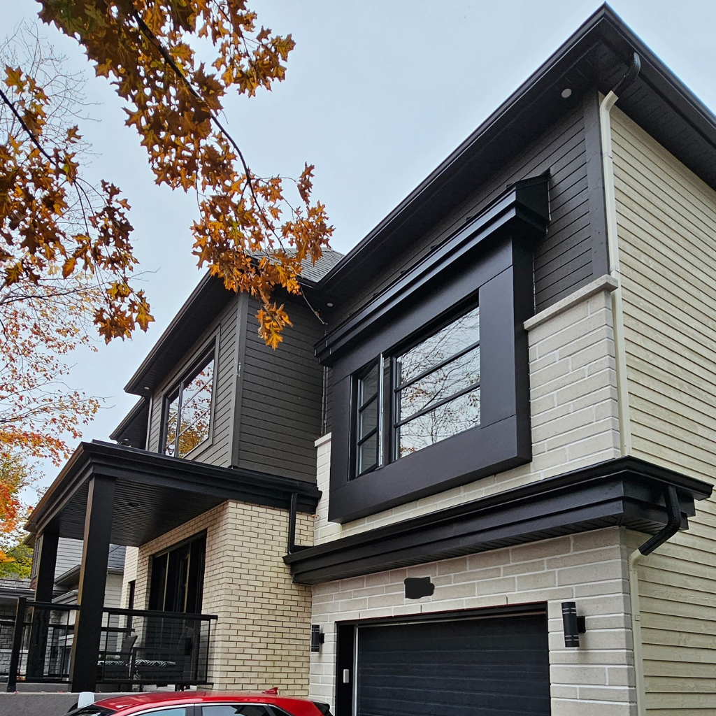 L'équipe de Gouttières Impec sur le terrain.